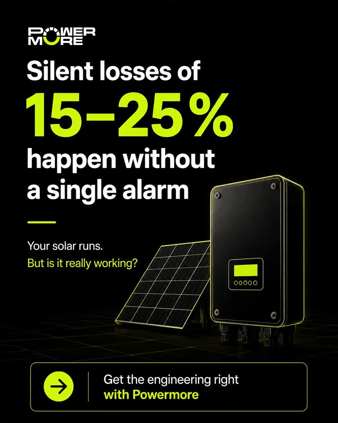 Most solar plants look like they’re working. They’re not.