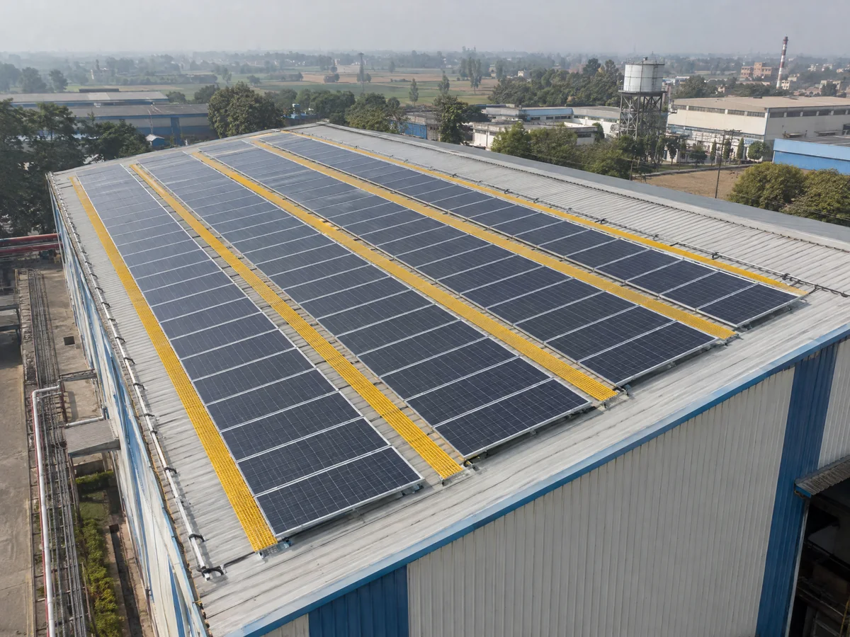 Bholeshankar rooftop solar installation