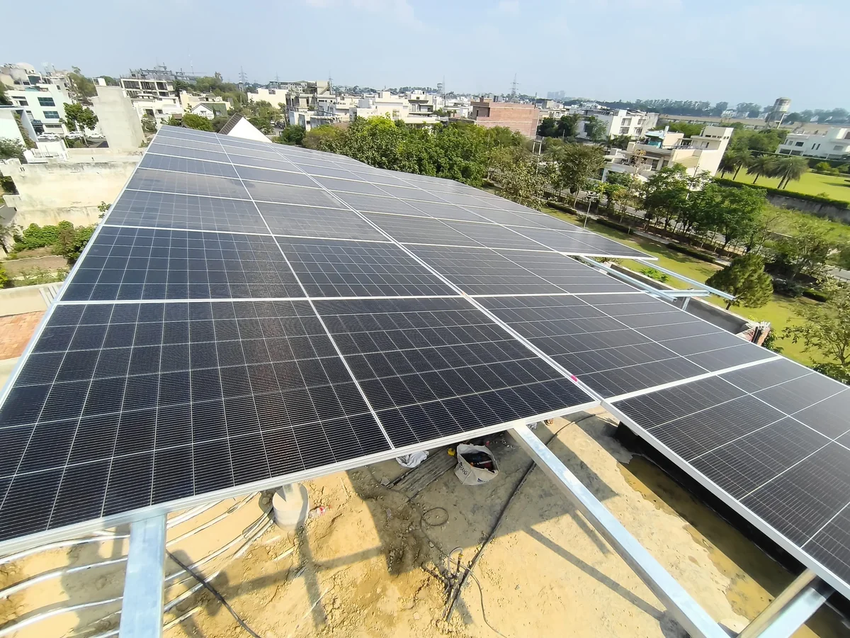Jagan Residential rooftop solar installation