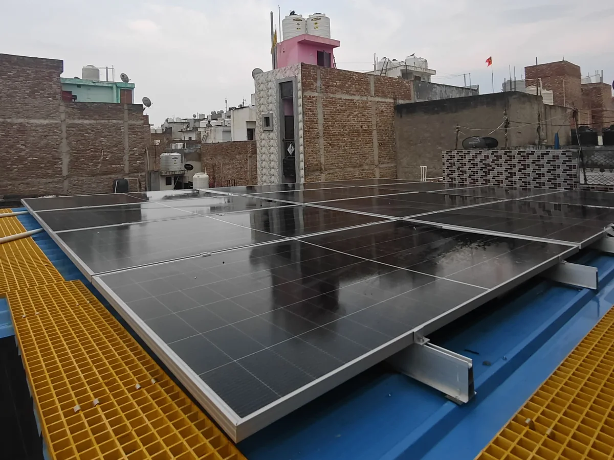 Verma rooftop solar installation