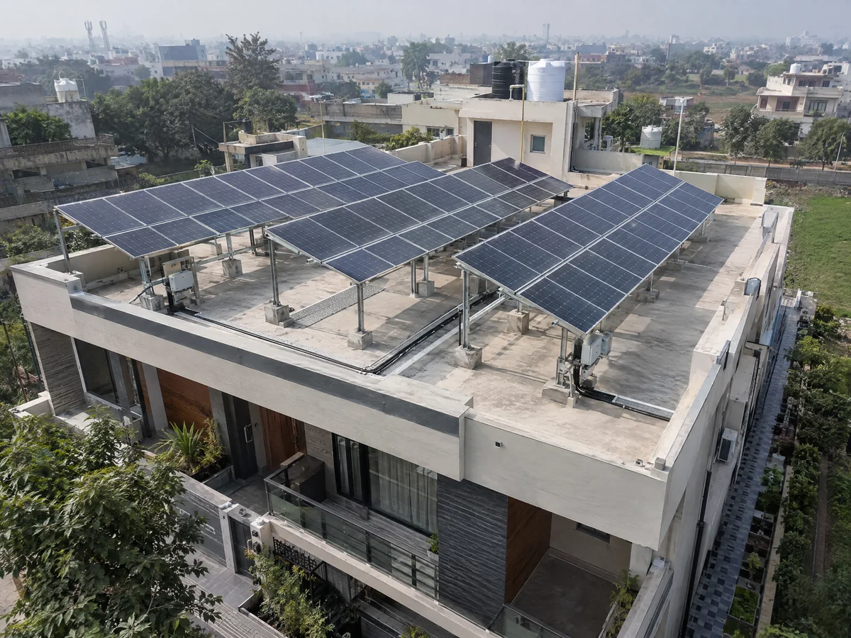 Virsa Knits (Home) rooftop solar installation